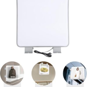 Caja de luz de acrílico cuadrada para exterior lista para rotular.