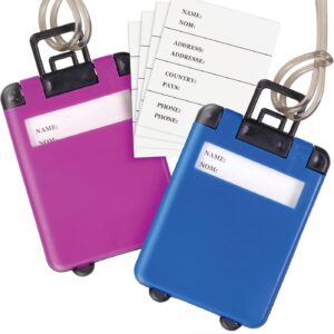 Identificador de maleta en plástico 5.5x9.5 cms.