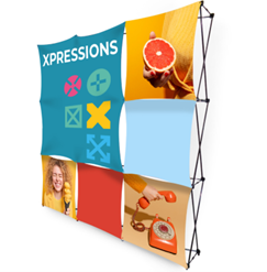 Estructura pared plegable para mantas con ojetes