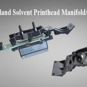 Adaptador/colector para cabezal DX5/ Roland ecosolvente y solvente.