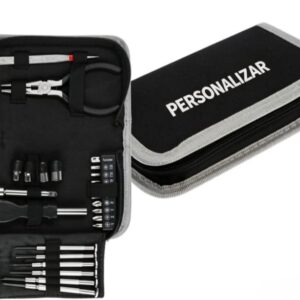 Kit de herramientas TUNDRA en estuche de tela personalizable (24 piezas)