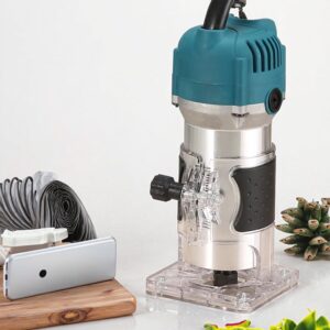 Fresadora manual eléctrica 800w  para paneles de aluminio y plástico