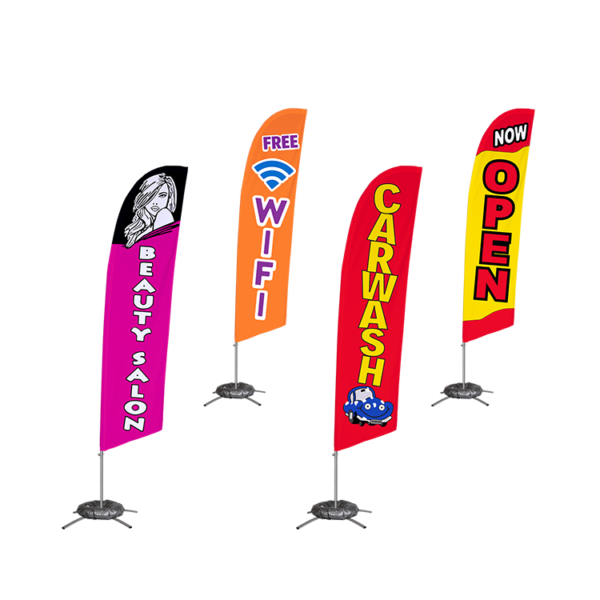 Estructura Fly banner tipo surf
