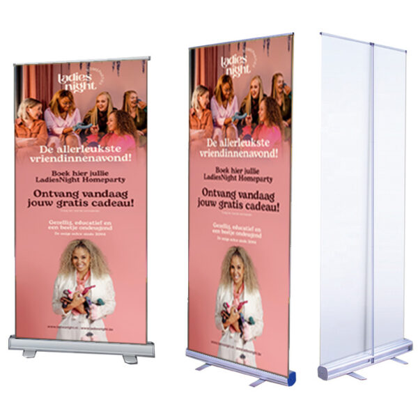 Estructura para Banner Roll Up de aluminio 100x200 cms. con estuche