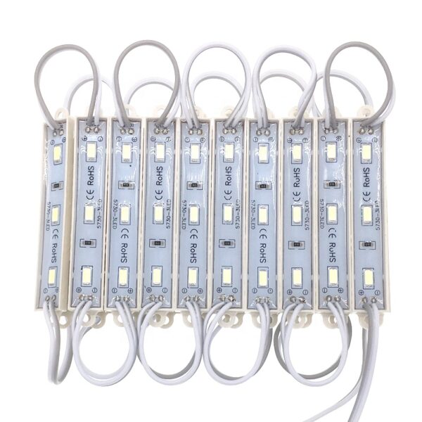 Modulo led SMD5054 3 Chip blanco frío (0.7W,L72xW11mm)