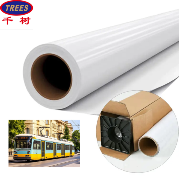 Rollo vinil comercial para rotulación vehicular (No sistema de reposicionamiento) 140 gramos 1.52x50mts.