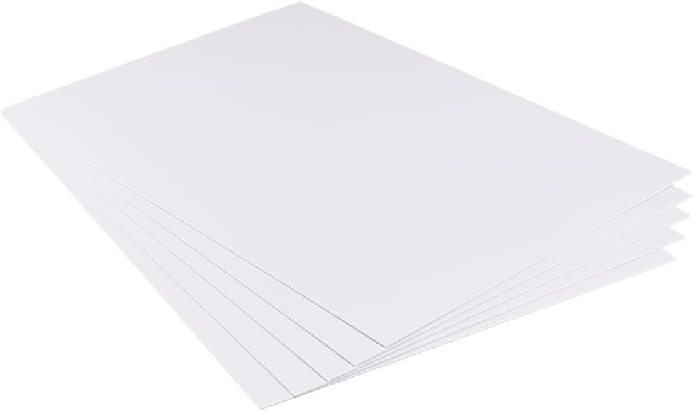 Plancha PVC blanco 1mm (calibre 40)